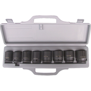 Набор ударных головок 3/4" 8пр. 24-38 мм, ASA-60005A