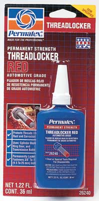 19962 Фиксатор резьбы неразъемн.фиксации (красный), 6г.