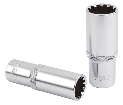 Головка торцевая глубокая spline 3/8