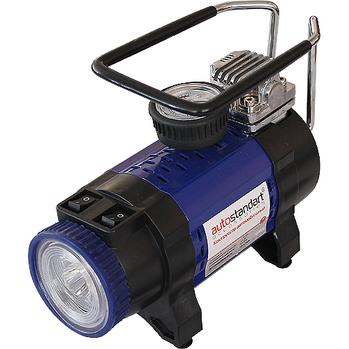 107005 Компрессор автомобильный STORM с фонарем, 50л/мин. 192Вт, 12В