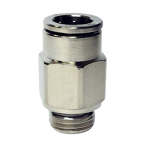 Фитинг  металлический 8мм наружная резьба 1/4", 5202