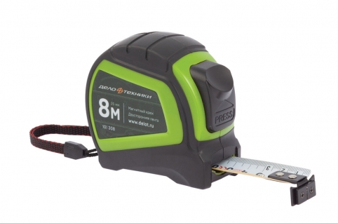 101308 Рулетка в обрезиненном корпусе 8М