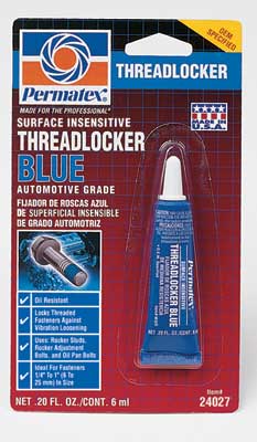 24027 Фиксатор-герметик резьбы для замасленных поверх.синий 6мл