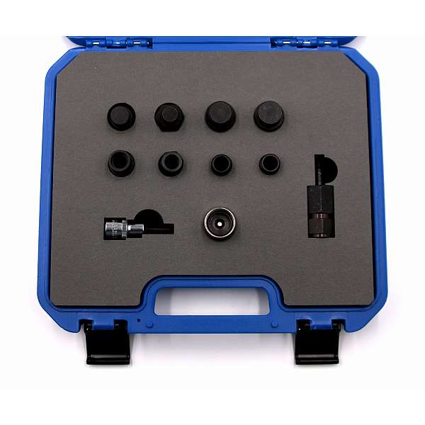 Комплект адаптеров дизельных форсунок для съемника форсунок. ОДА Сервис ODA-3204A