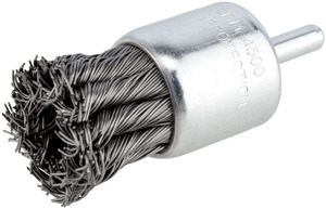 щетка зачистная для дрели торцевая D-30мм (витая,кисточка) (АвтоDело), 44044