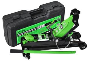 Домкрат подкатной 2,5т 140-380мм с фиксатором (АТ-228) АВТОТОРГ