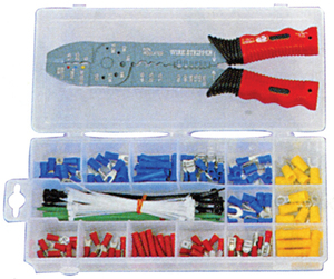 Набор для обжимки с клещами и клеммами 201пр¶¶ Набор для обжимки с клещами и клеммами 201пр¶¶