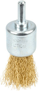 щетка зачистная для дрели торцевая D-25мм.(кисточка) (АвтоDело), 44039