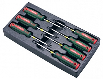 Ложемент отвертки TORX с отверстием,7шт, TT-18