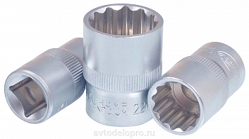 головка торцевая *19 (1/2", 12РТ) АвтоDело, 39789