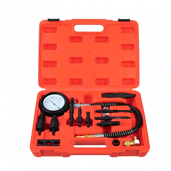 Компрессометр дизельный для легковых автомобилей, 12 предметов, A72025