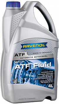 Трансмиссионное масло RAVENOL ATF Fluid ( 4л) new, 1213101-004-01-999