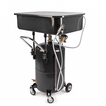 Ванна для мойки деталей пневматическая 75 л, с бочкой, RT-PDCT