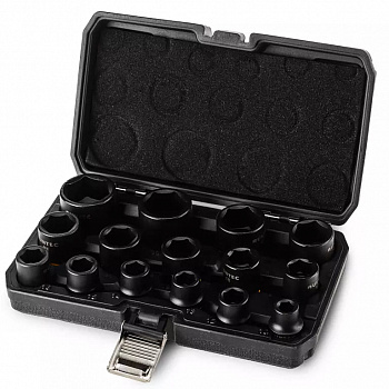 Набор ударных головок RUNTEC 1/2", 10-32 мм, CrMo, 15 предметов, RT-IS1B15