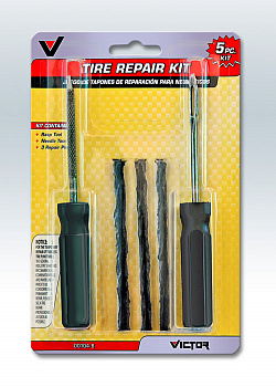 Набор для ремонта бескамерных шин (жгут 3шт, шило, рашпиль), V104