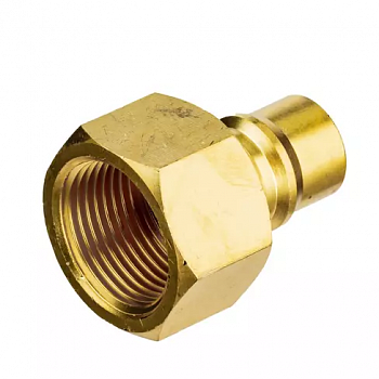 Пневморазъём металлический высокой пропускной способности "папа" - внутренняя резьба 3/4",, 808211-34