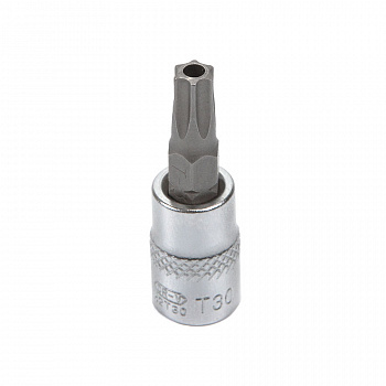 Головка торцевая с вставкой torx с отверстием 1/4" T30H, H2TT30