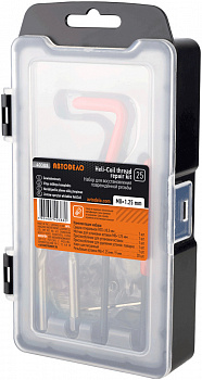 набор для восстановления резьбы М8*1,25 (15 пр.) АвтоDело, 40388