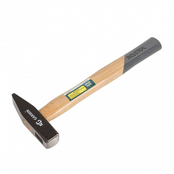 Молоток слесарный Garwin INDUSTRIAL с рукояткой из дерева гикори, 500 г, GHT-HW0500