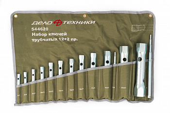 Набор ключей трубчатых штампованных 12 предм., планшет тетрон., 544620