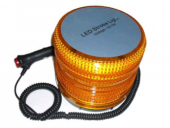 Маяк проблесковый светодиодиодный  24V("стробоскоп", на магните, в прикур.) (), AT-125/24