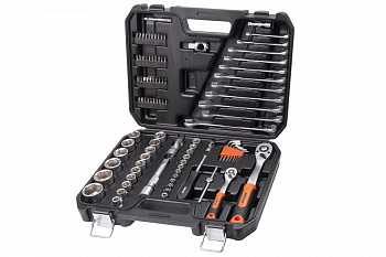 Набор инструмента "AV Steel" 97 предметов 1/4", 1/2" профессион., AV-011097