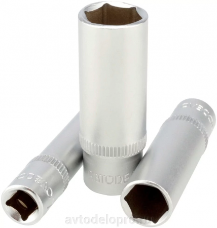 головка торцевая высокая  *9 (1/4") АвтоDело (), 39379