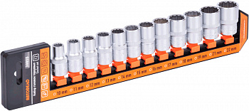 набор головок 12пр (DR1/2"; 12РТ; 10-22мм; холдер) (АвтоDело), 39855