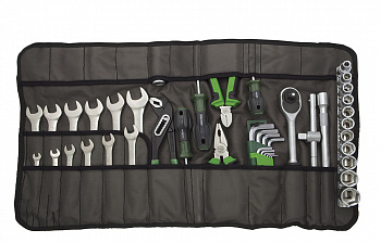 Набор головок 1/2" с инструментом, 44 предмета, планшет Oxford, 620943