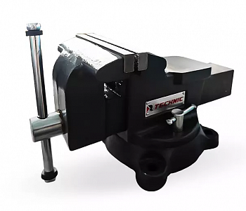 Тиски слесарные, усиленные, TECHNIC, 125 мм RUNTEC, RT-ST5T