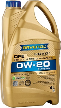 Моторное масло RAVENOL DFE SAE 0W-20 (4л) new, 1111109-004-01-999