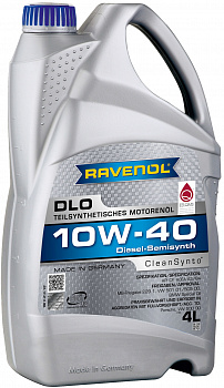 Моторное масло RAVENOL DLO SAE 10W-40 ( 4л) new, 1112111-004-01-999