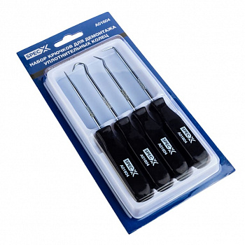 Набор крючков для демонтажа уплотнительных колец, 4 предмета, A01604