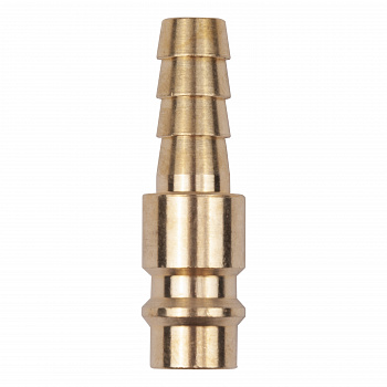 Разъем 1/4" EURO папа - "елочка" 8мм, латунь, в блистере "AV Steel", AV-700321B