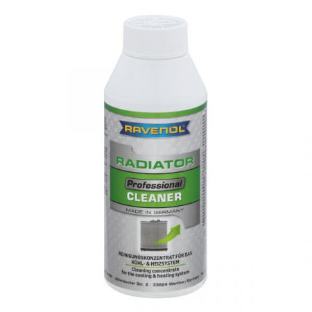 Очиститель радиатора RAVENOL Professional Radiator Cleaner (0,25 л), 1390302-250-05-000