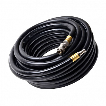 Шланг черный резиновый пневматический Pegas с быстр. соед. профи 5m 10*17mm, 4929