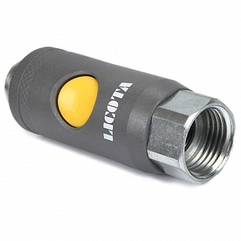Пневматический разъем, быстросъемный, двухкомпонентный, с предохранителем 1/2" внутрен. резьб, SR40PF