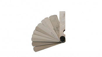 Щупы измерительные ИЗМЕРИТ, набор № 2/75мм/17 листов (0,02-0,5 мм), ИЩ275