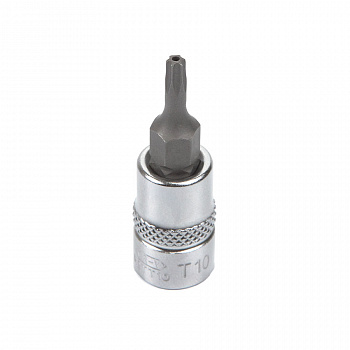 Головка торцевая с вставкой torx с отверстием 1/4" T10H, H2TT10