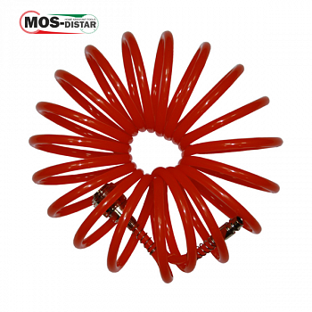 Шланг спиральный PE 6мм Х 8мм Х 20м. (15 Aтм) "MOS-DISTAR", ШРЕ6х8х20