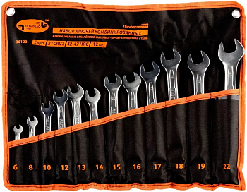 набор комб.ключей АвтоDело PRO 12шт.(сумка), 36121