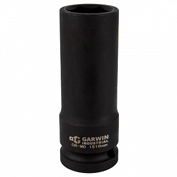 Головка торцевая ударная GARWIN PRO глубокая 1/2", 6 гр., 18 мм, 620272-18