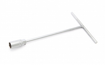 Ключ свечной карданный 21х350 мм с резиновой вставкой, 547421 Ключ свечной карданный 21х350 мм с резиновой вставкой, 547421