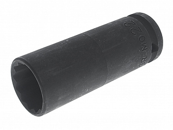 Головка торцевая 1/2" 22мм 12-ти гранная ударная тонкостенная L=82мм JTC, JTC-448322