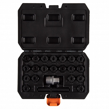 Набор насадок для секреток колес VAG, кейс, 22 предмета AFFIX, AF10942122C Набор насадок для секреток колес VAG, кейс, 22 предмета AFFIX, AF10942122C