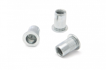 457615 Заклепки резьбовые стальные с насечкой М6 × 15 мм (150 шт в пакете)