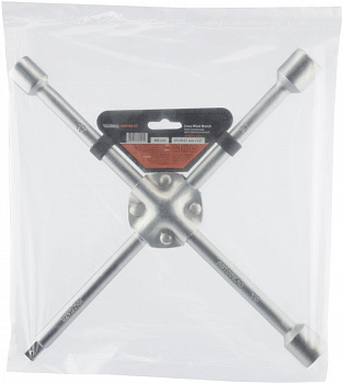 ключ баллонный-крест (17*19*21*1/2")(усиленный) 380мм (АвтоDело), 34411