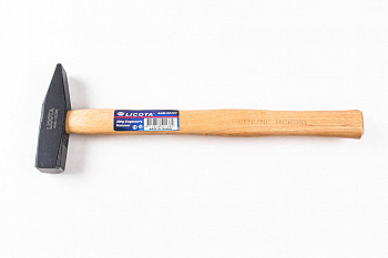 Молоток с ручкой из дерева гикори 800г, AHM-00800