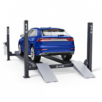 Четырехстоечный электрогидравлический подъемник  (РФ, Серый RAL7016), ПГА-6500/4 (слесарный)