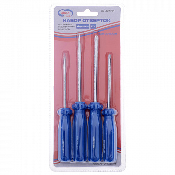 Набор отверток 4 предмета "AUTOVIRAZH", AV-299104